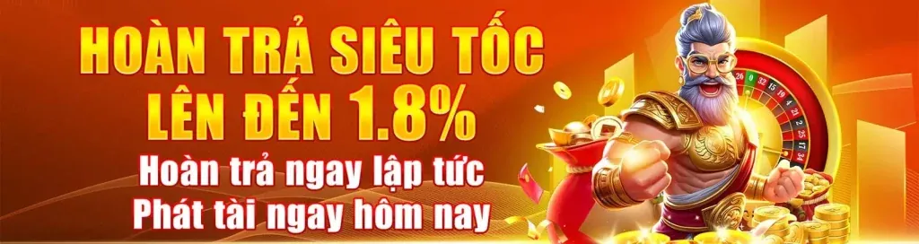 Banner khuyến mãi slot game với các ưu đãi hấp dẫn